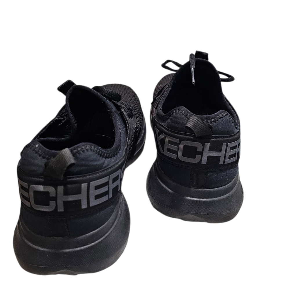 Skechers Men Size 12 Black Mesh Arch Fit Goga Mat Sneakers Iconic Gorpcore Y2K - Picture 4 of 8
